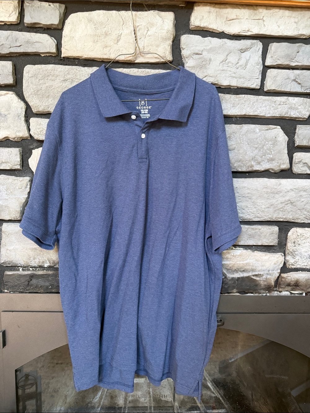 George Men’s Heather Blue Polo